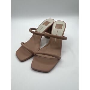 NWT‎ Dolce Vita Noles Double Stap Heeled Sandle Cafe Size 8.5